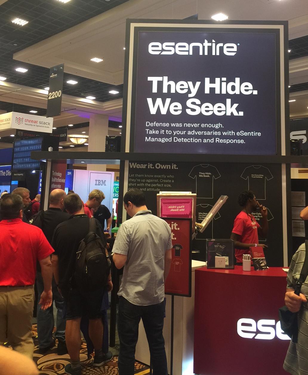Partners, customers and prospects check out eSentire&#8217;s MDR capabilities at Black Hat USA 2018 conference